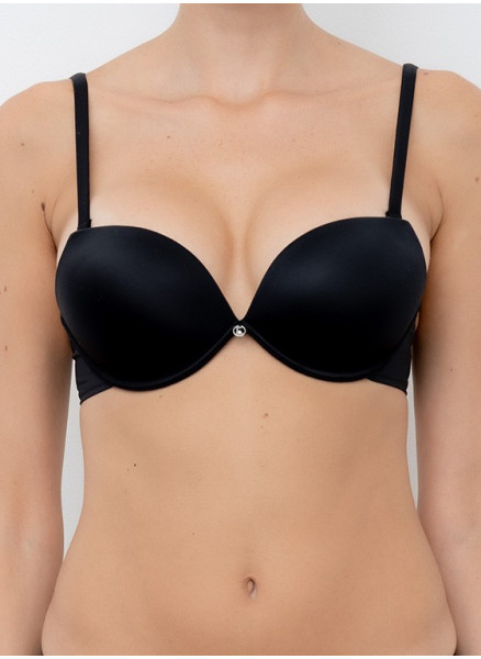 Bra Women's Push Up without Underwire B Cup Microfiber Lormar Desire 