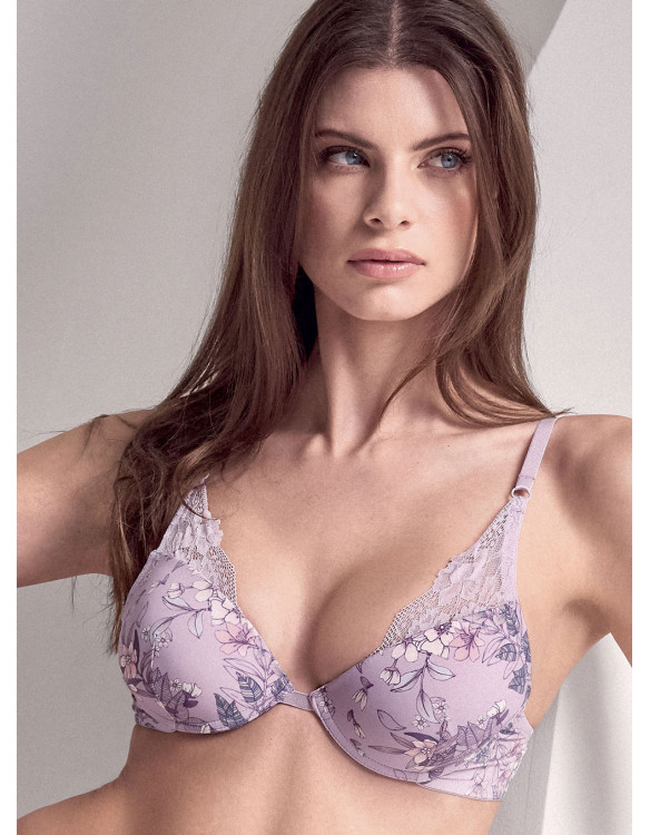 Moulded graded push up bra. TOUJOURS