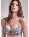 Wireless graded padded balcony bra - TOUJOURS