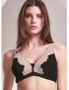 Wireless triangle bra with removable soft padding - DÉCO