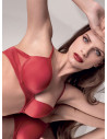 Soft padding, deep plunge balcony bra - EXTRAordinary