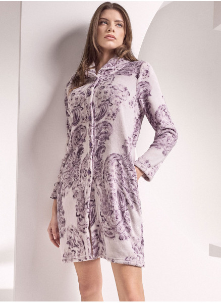 Long Sleeve Night Gown. CACHEMIRE Series